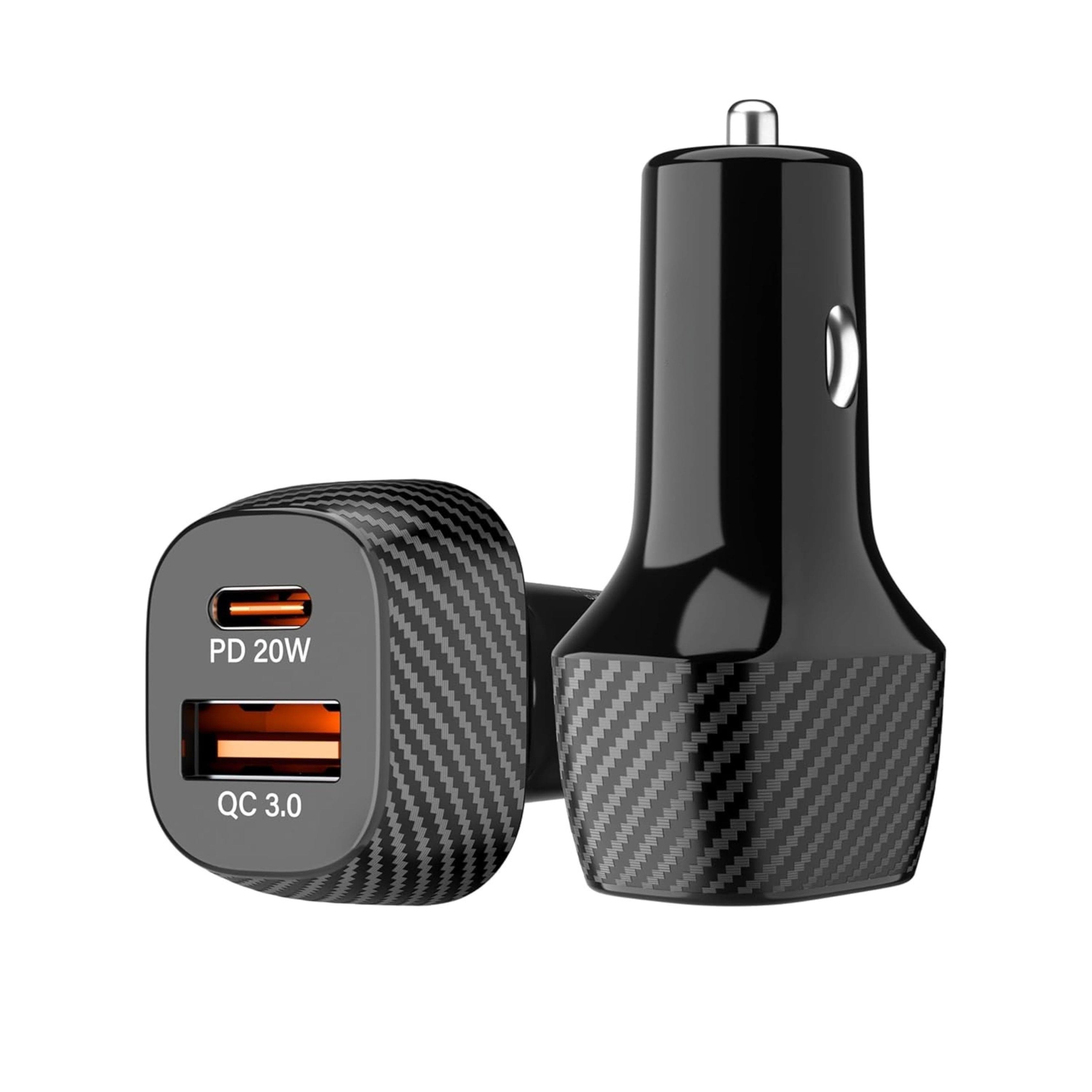 Kanget 51W Dual-Port Car Charger (31W USB-A + 20W USB-C PD)